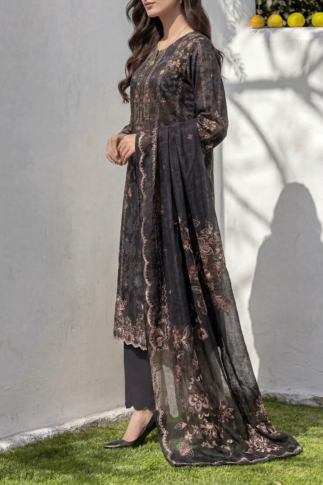 Unstiched premium printed lawn