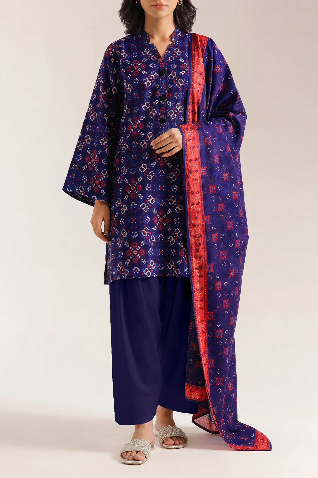 Unstiched premium printed lawn