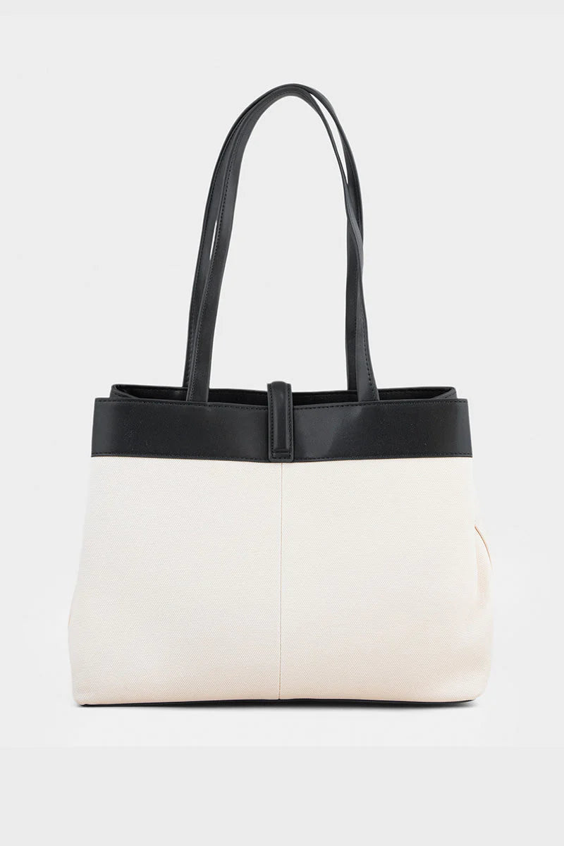 Tote Hand Bags-Black