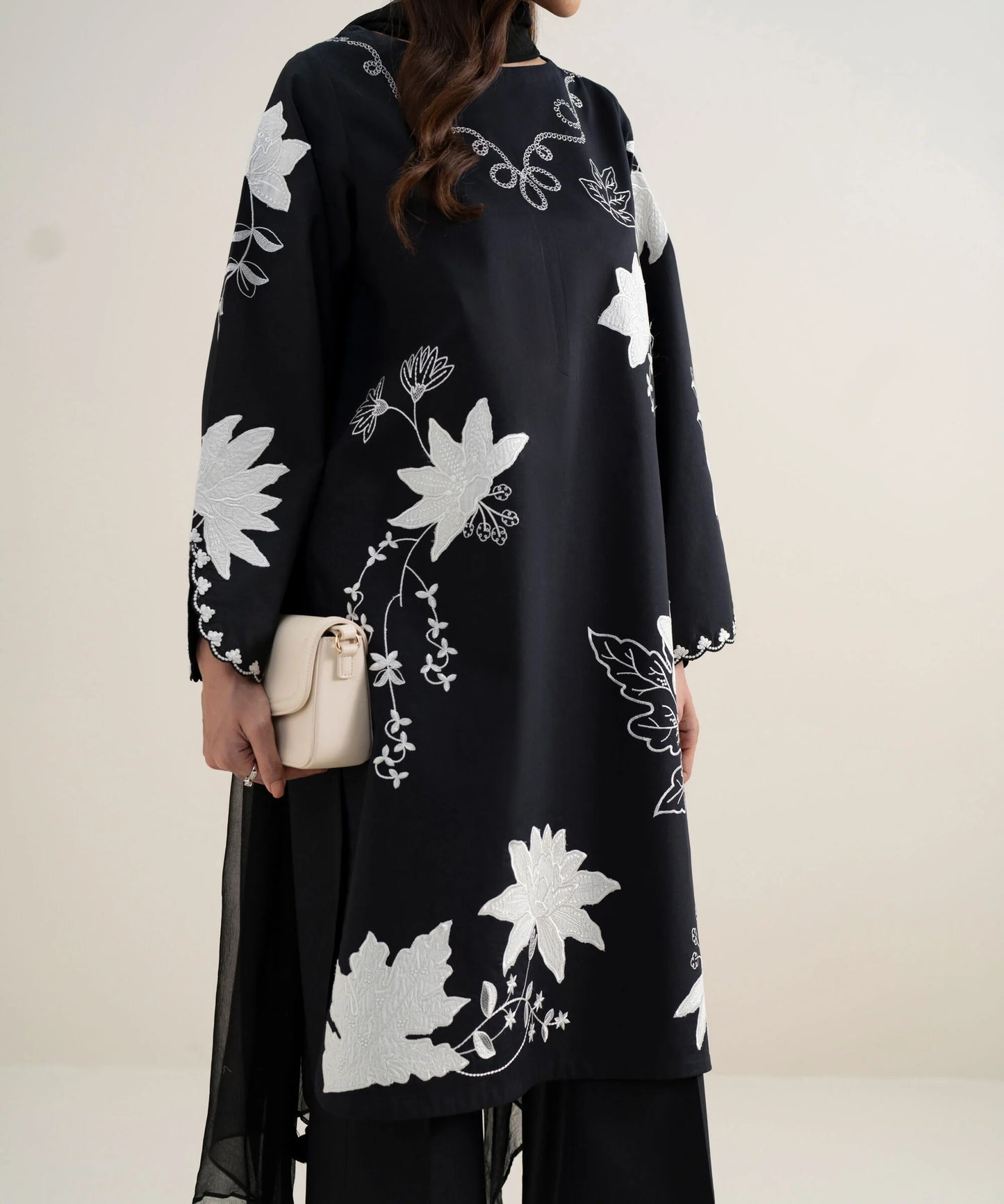3 PIECE - EMBROIDERED LAWN SUIT