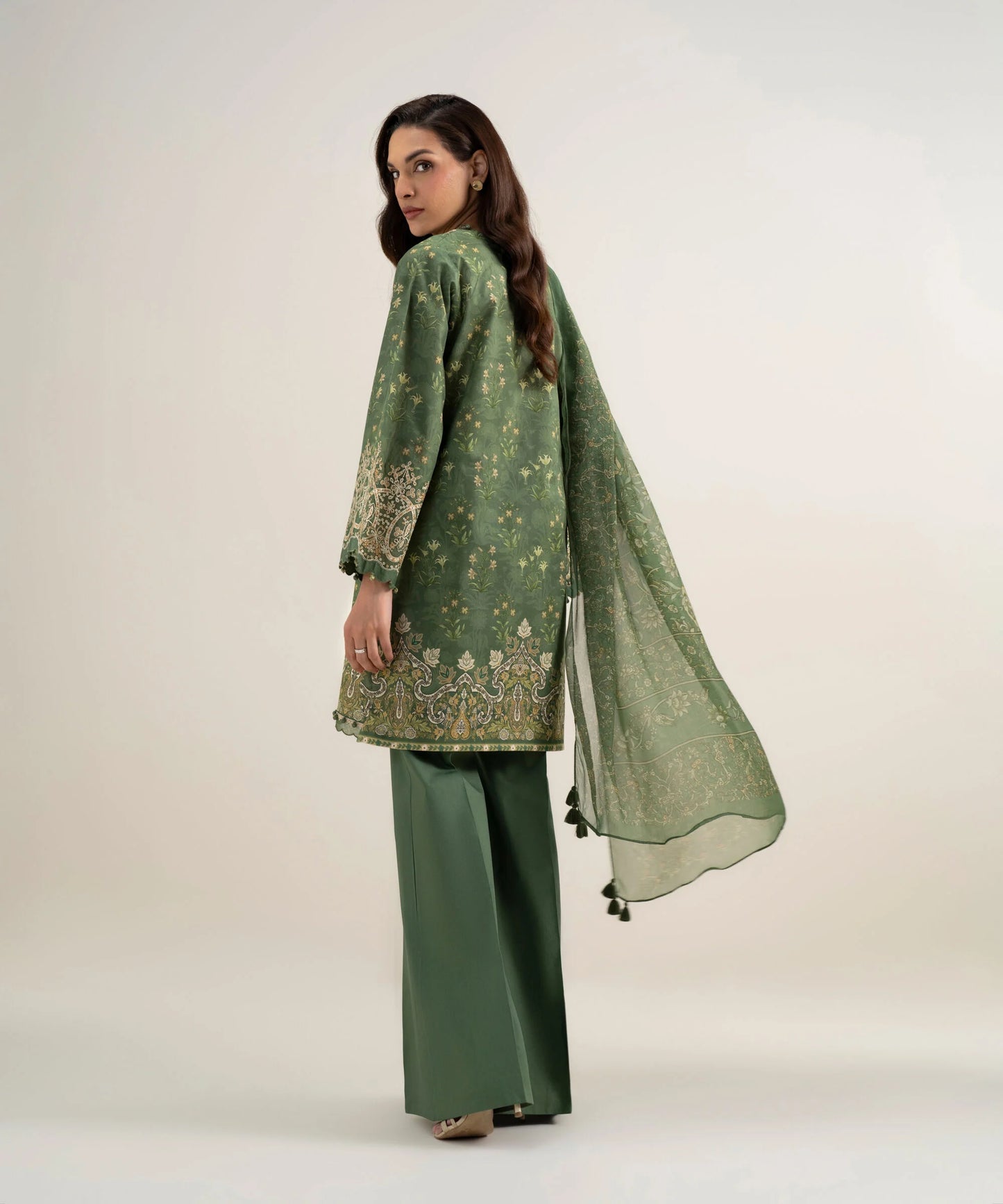 3 PIECE - EMBROIDERED LAWN SUIT