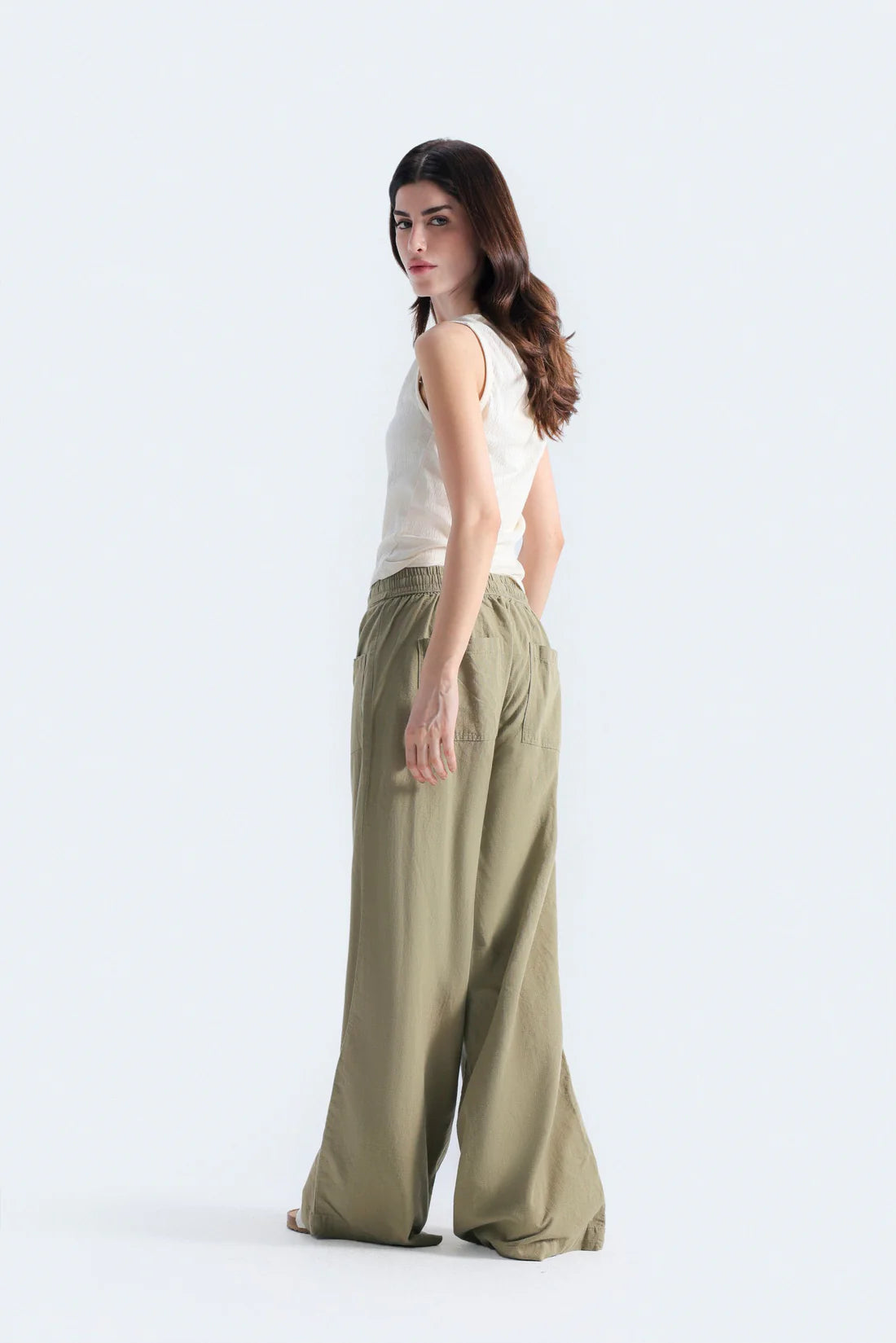 WIDE LEG TROUSERS
