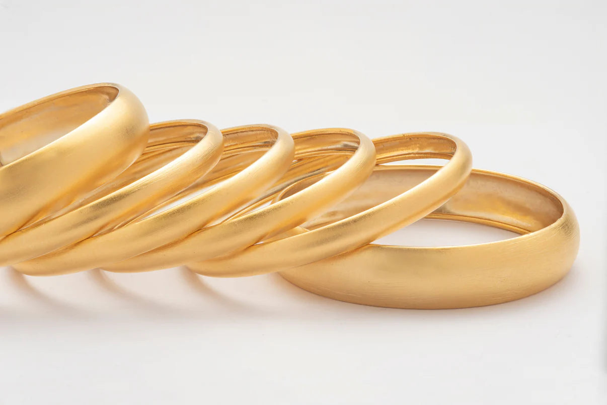 SET OF GOLDEN CULTURAL BANGLES ZZ-B-25