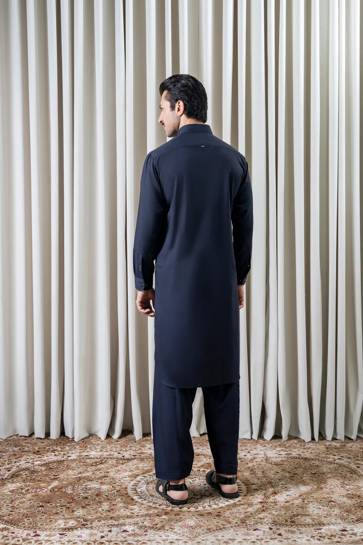 BLENDED KAMEEZ SHALWAR - SIGNATURE COLLECTION NAVY