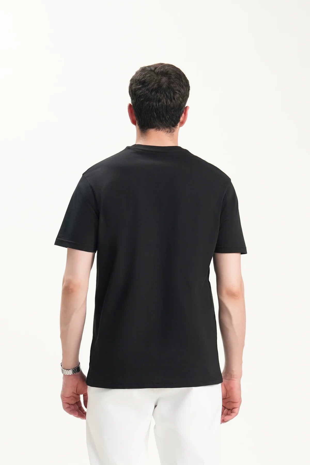 OVERZISE FIT GRAPHIC CREW NECK T SHIRT