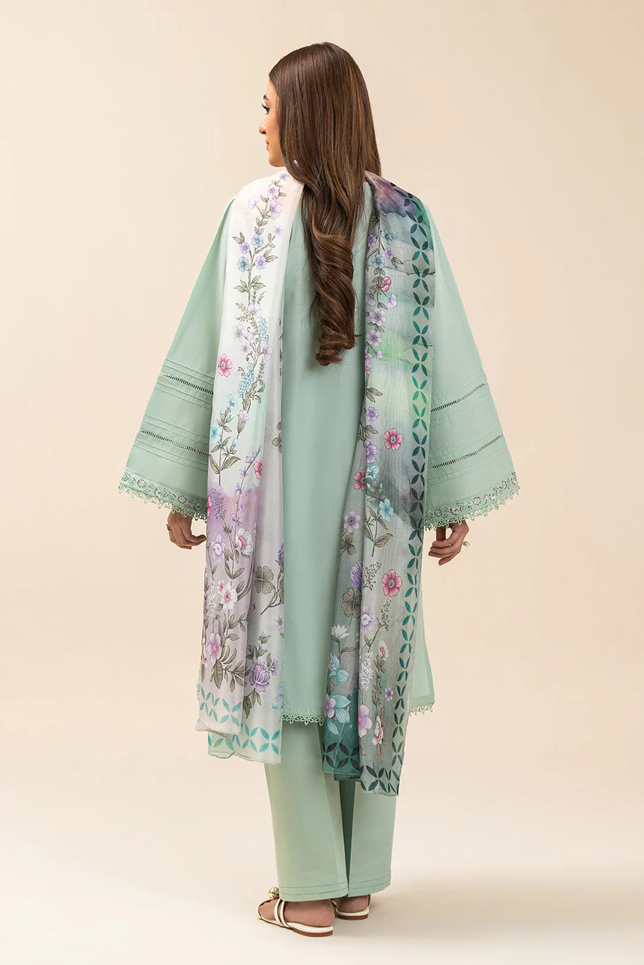 2 PIECE EMBROIDERED LAWN SUIT-