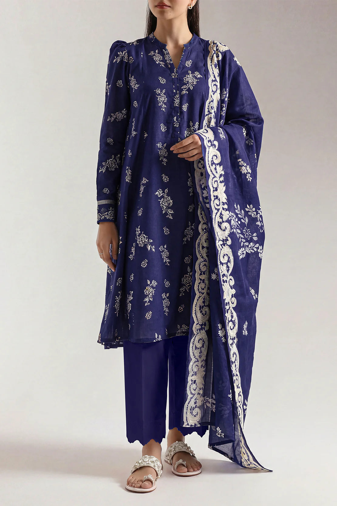 Unstiched premium printed lawn