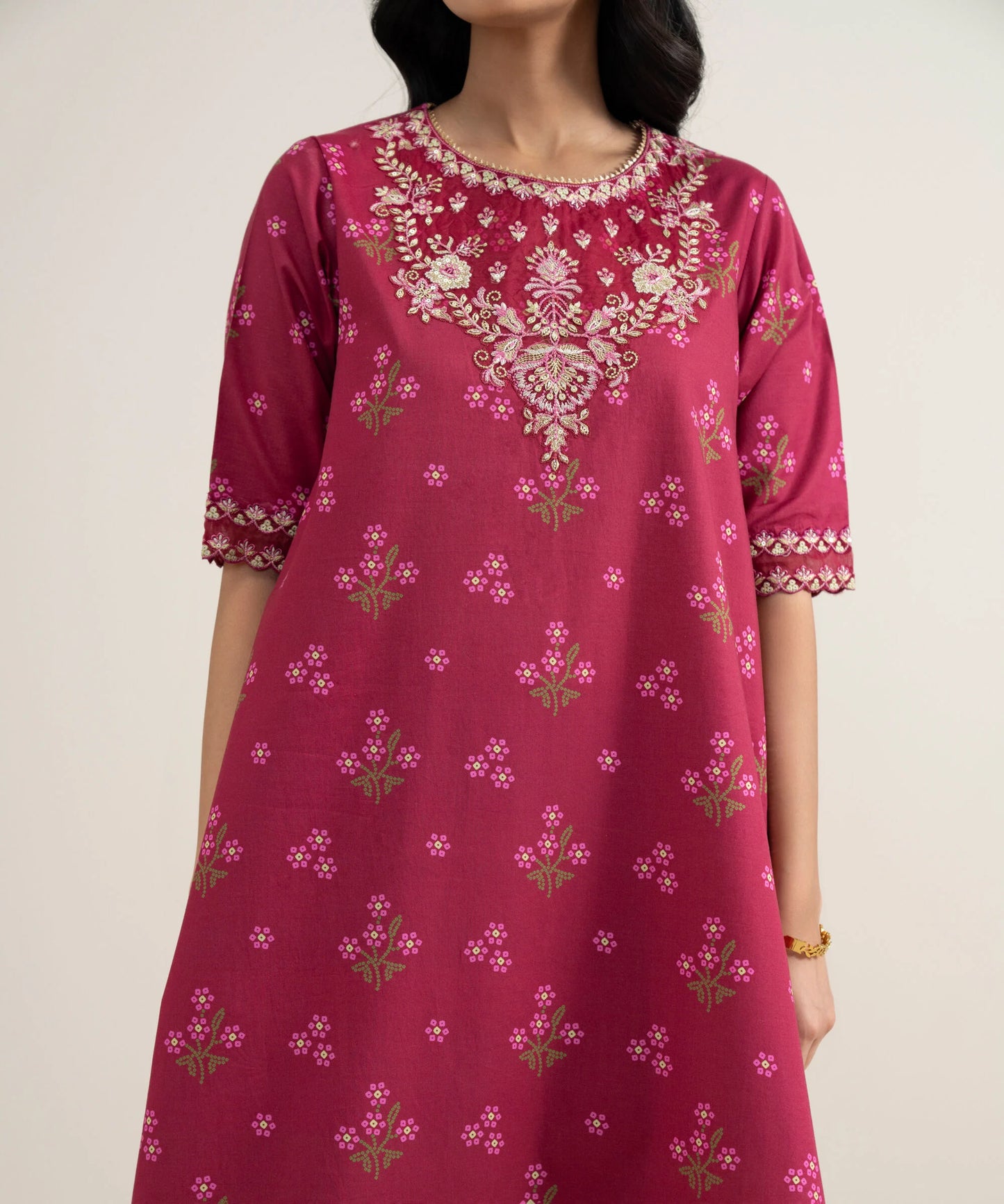 3 PIECE - EMBROIDERED LAWN SUIT