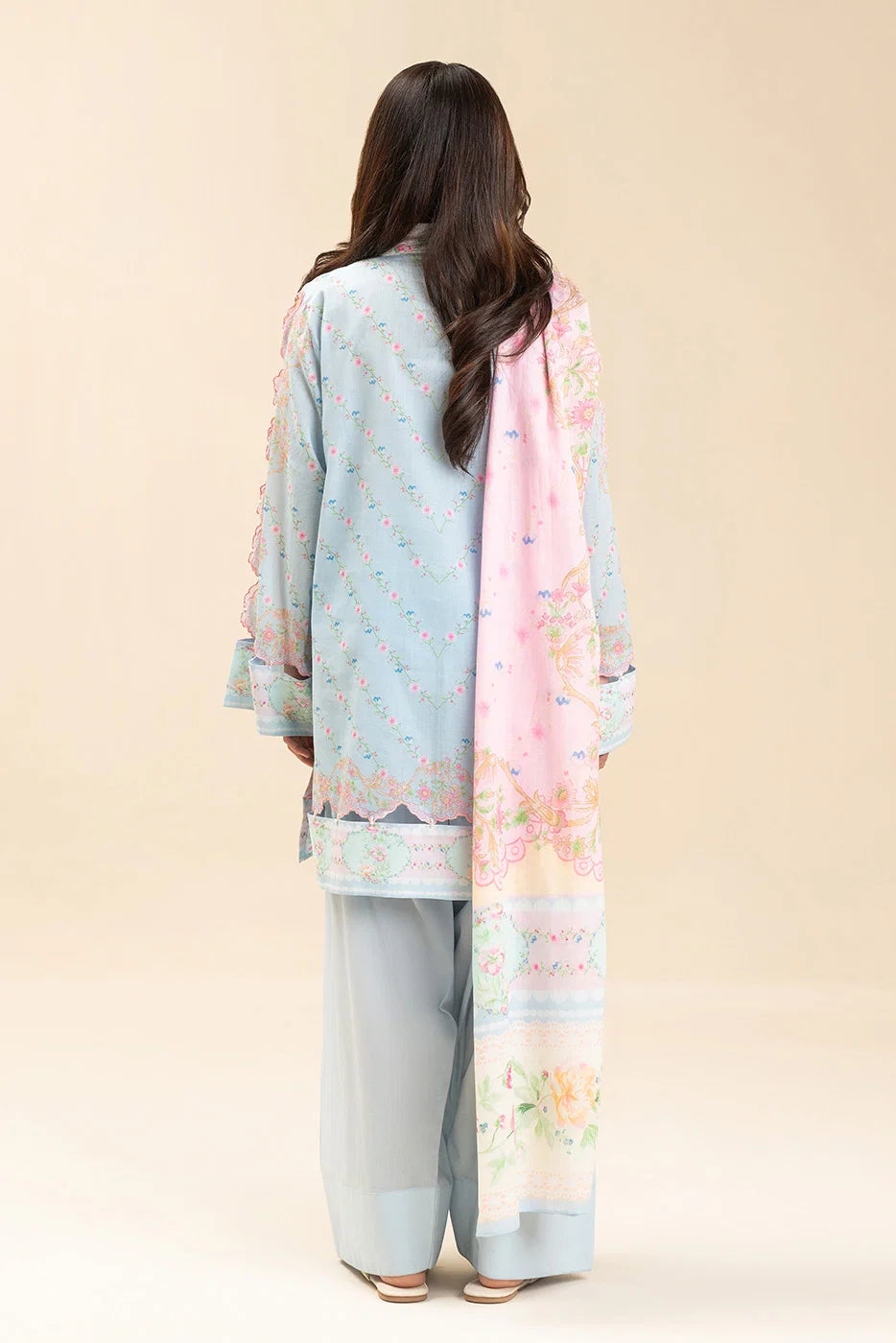 3 PIECE PRINTED LAWN SUIT-