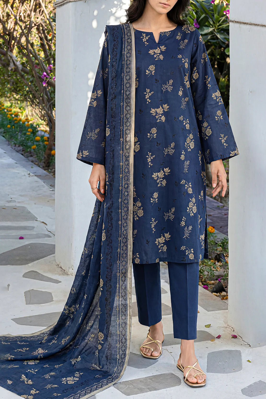 Unstiched premium printed lawn