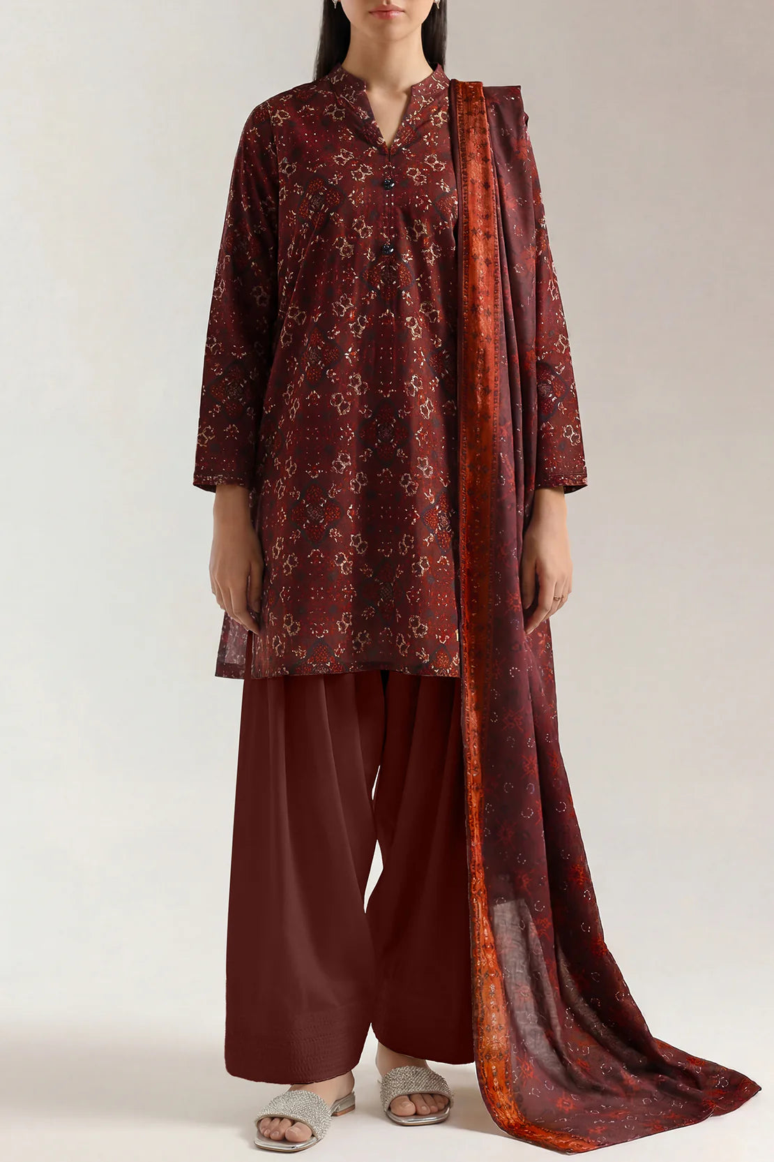 Unstiched  premium printed lawn