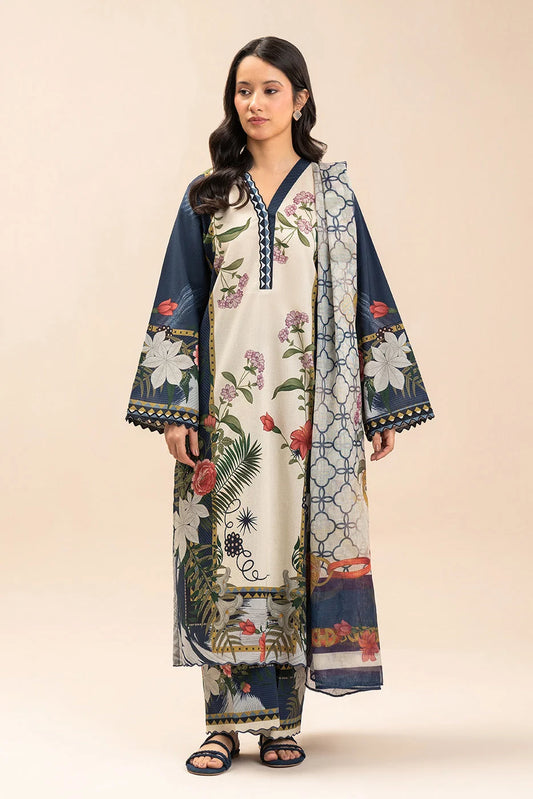 Unstiched printed lawn