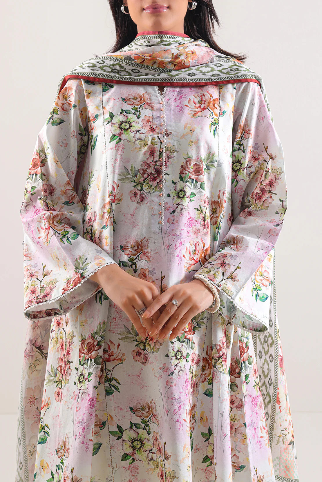 Unstiched premium printed lawn