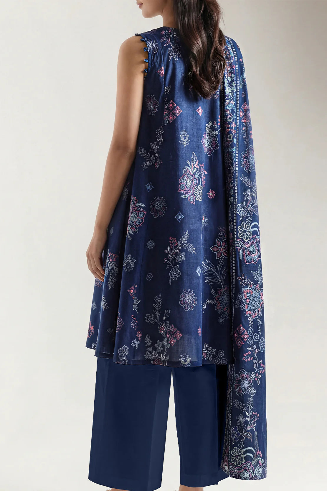 Unstitched Printed Premium Lawn 3 Piece