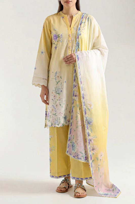 Unstiched premium printed lawn