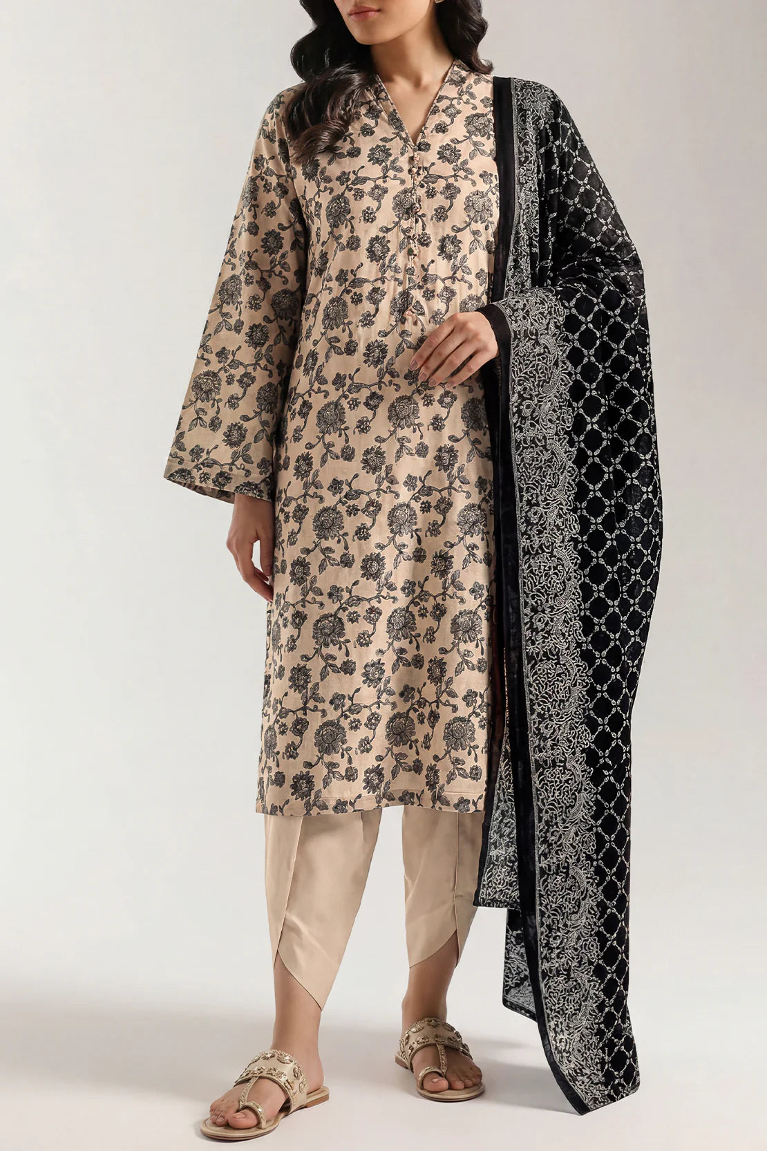 Unstiched premium printed lawn
