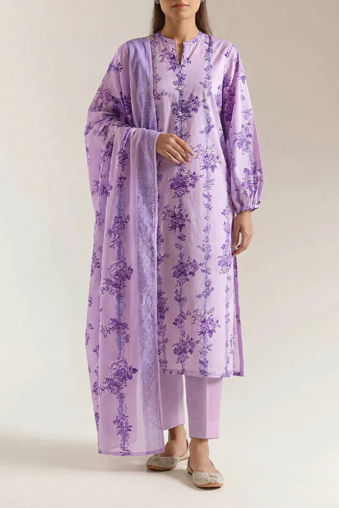 Unstiched premium printed lawn
