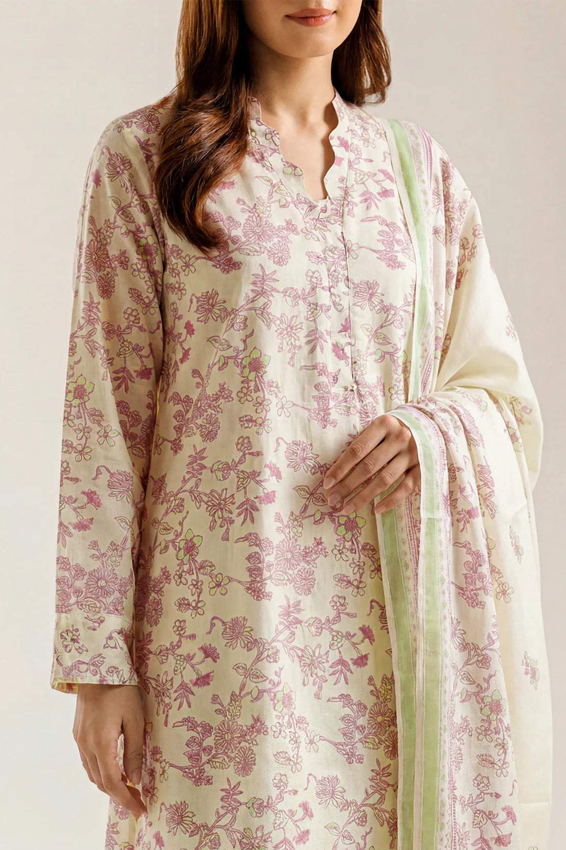 Unstiched premium printed lawn