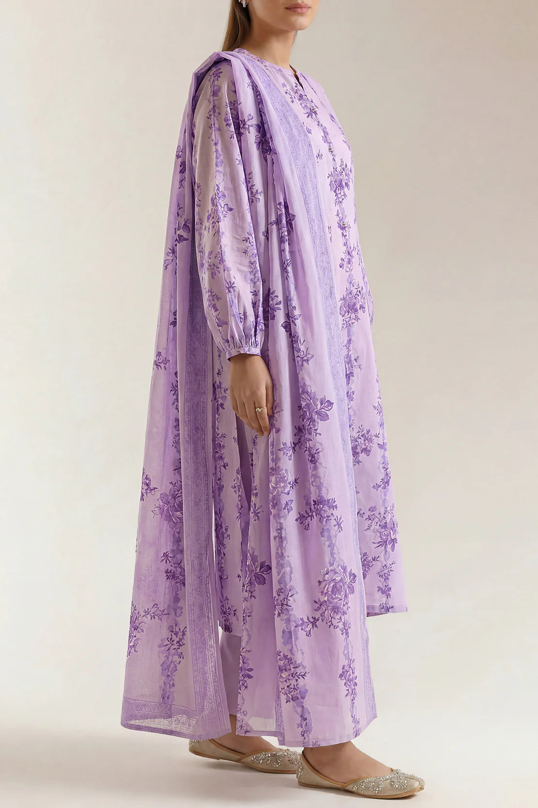 Unstiched premium printed lawn