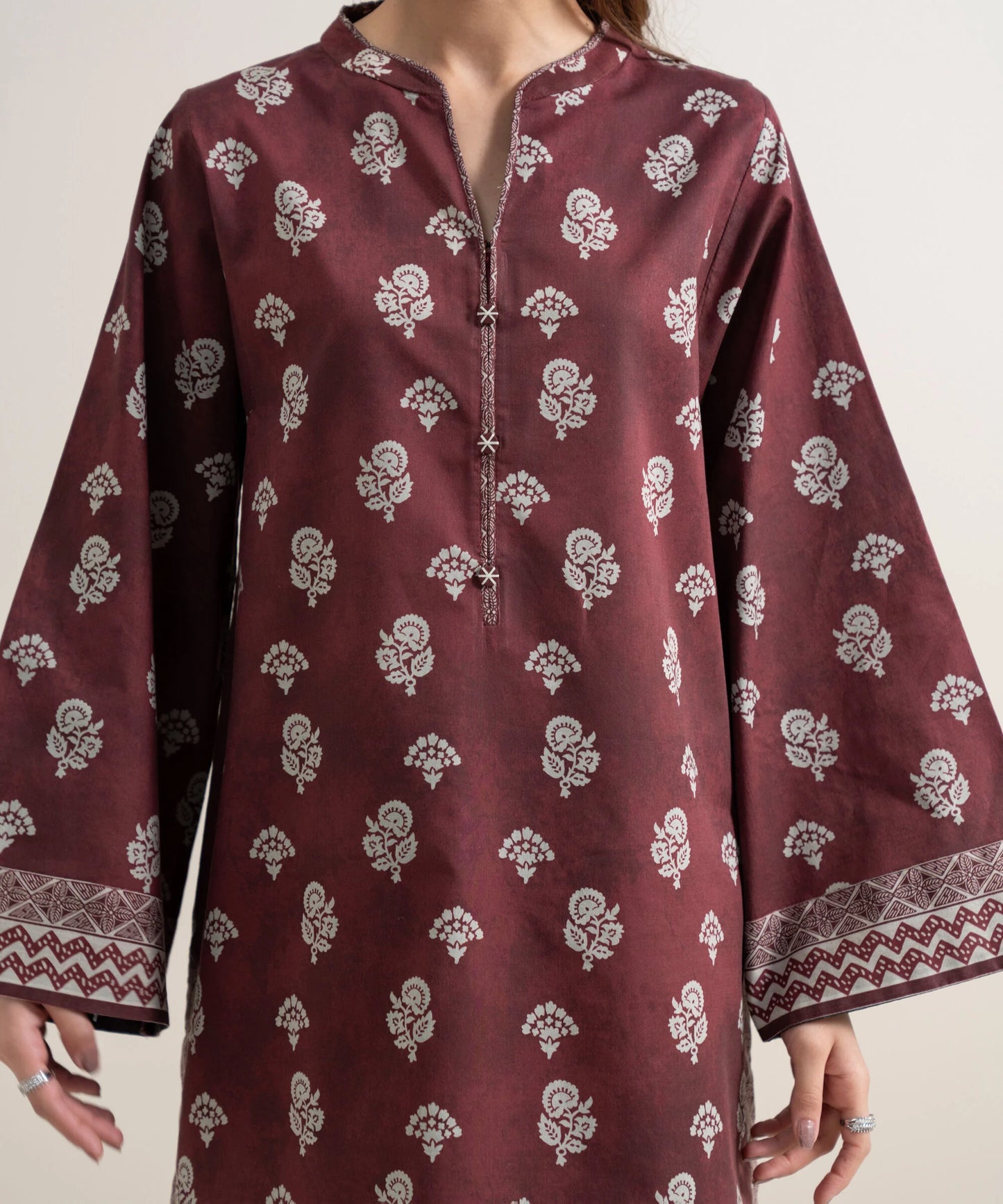 2 PIECE - PRINTED LAWN SUIT