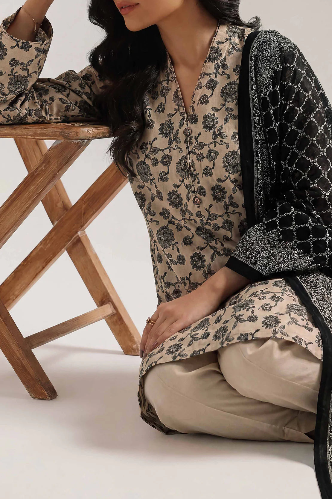 Unstiched premium printed lawn