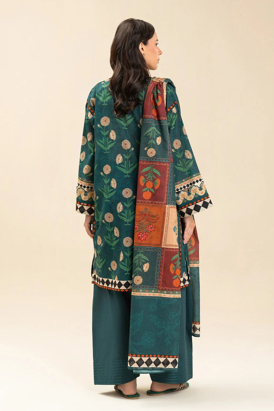 Unstiched printed lawn