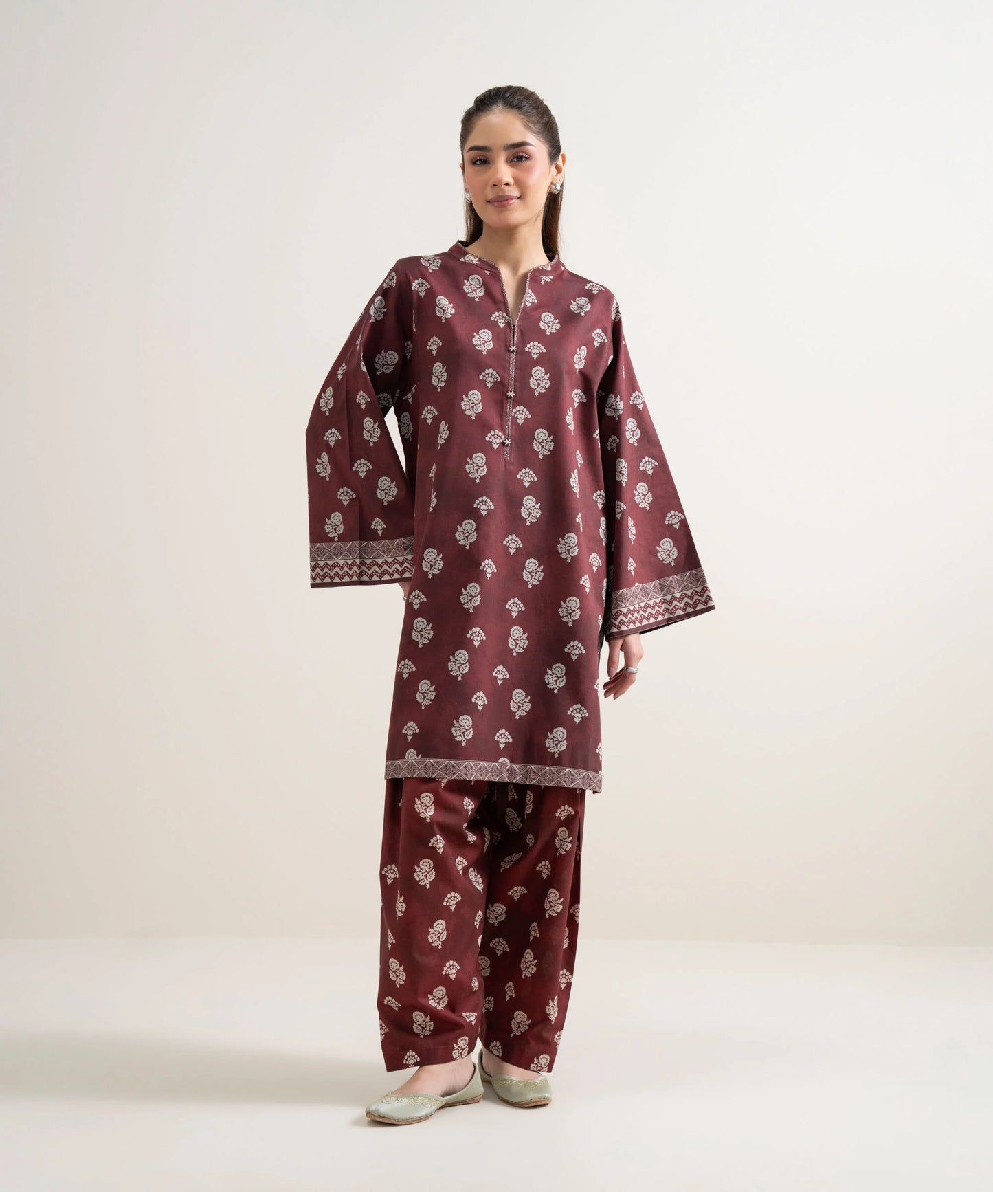 2 PIECE - PRINTED LAWN SUIT