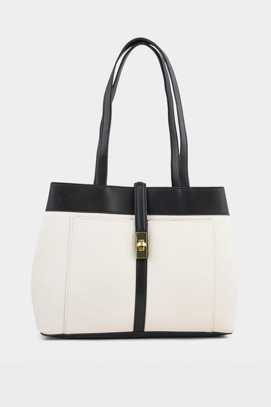 Tote Hand Bags-Black