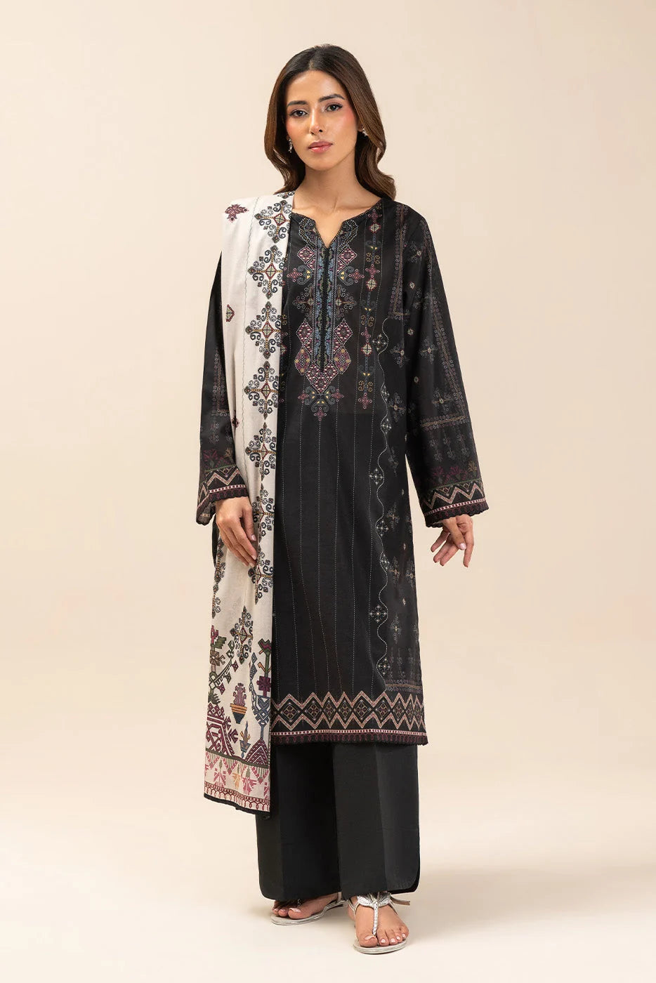 Unstiched printed lawn