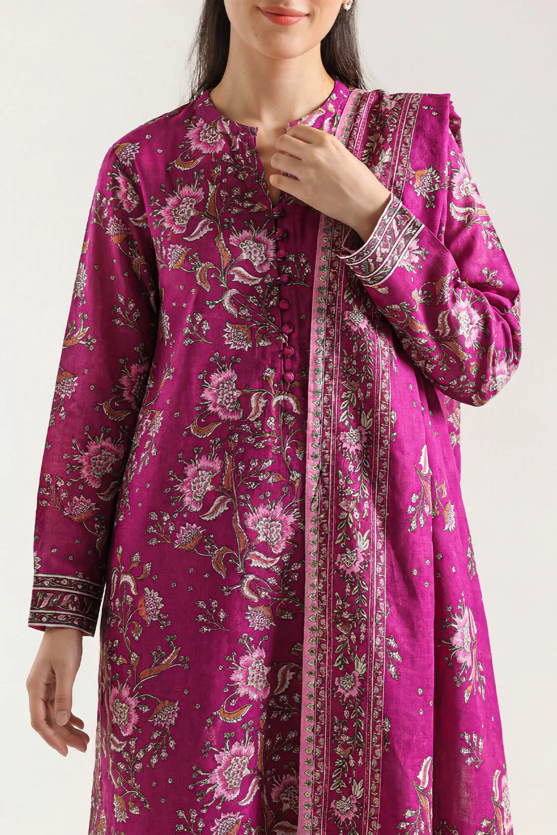 Unstiched premium printed lawn