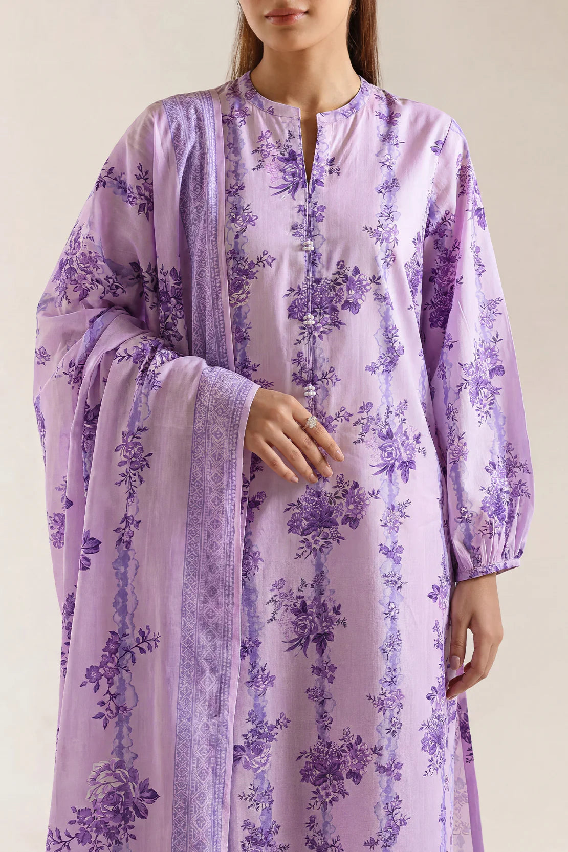 Unstiched premium printed lawn