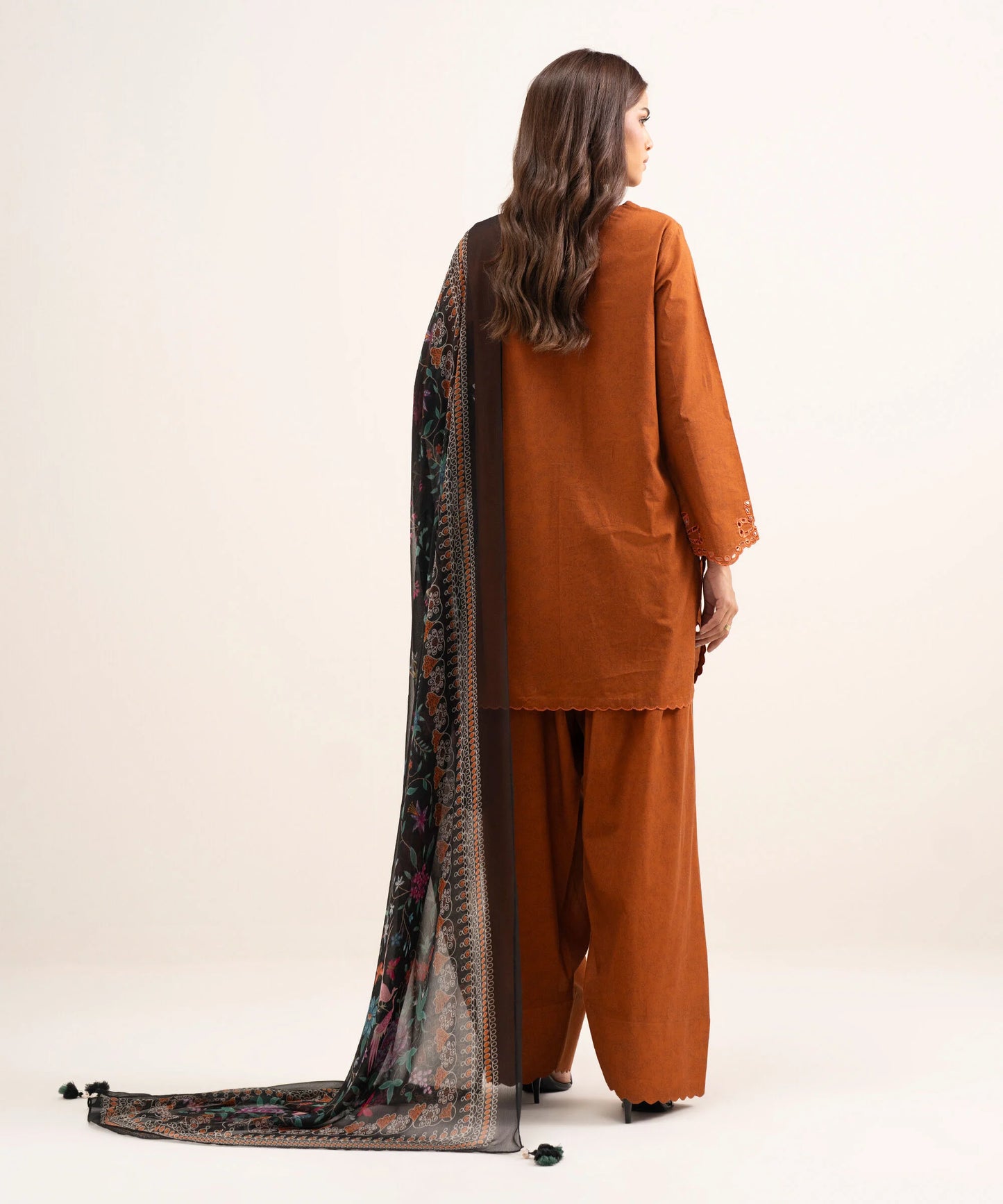 3 PIECE - EMBROIDERED LAWN SUIT