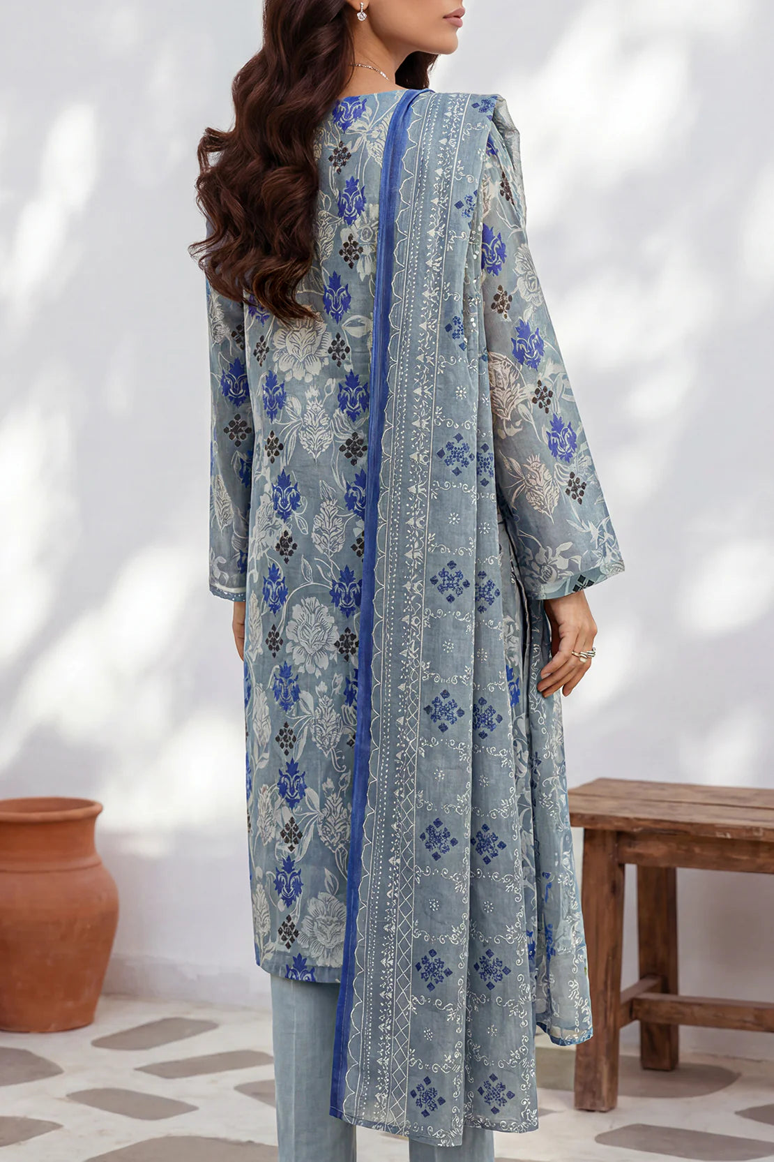 Unstiched premium printed lawn