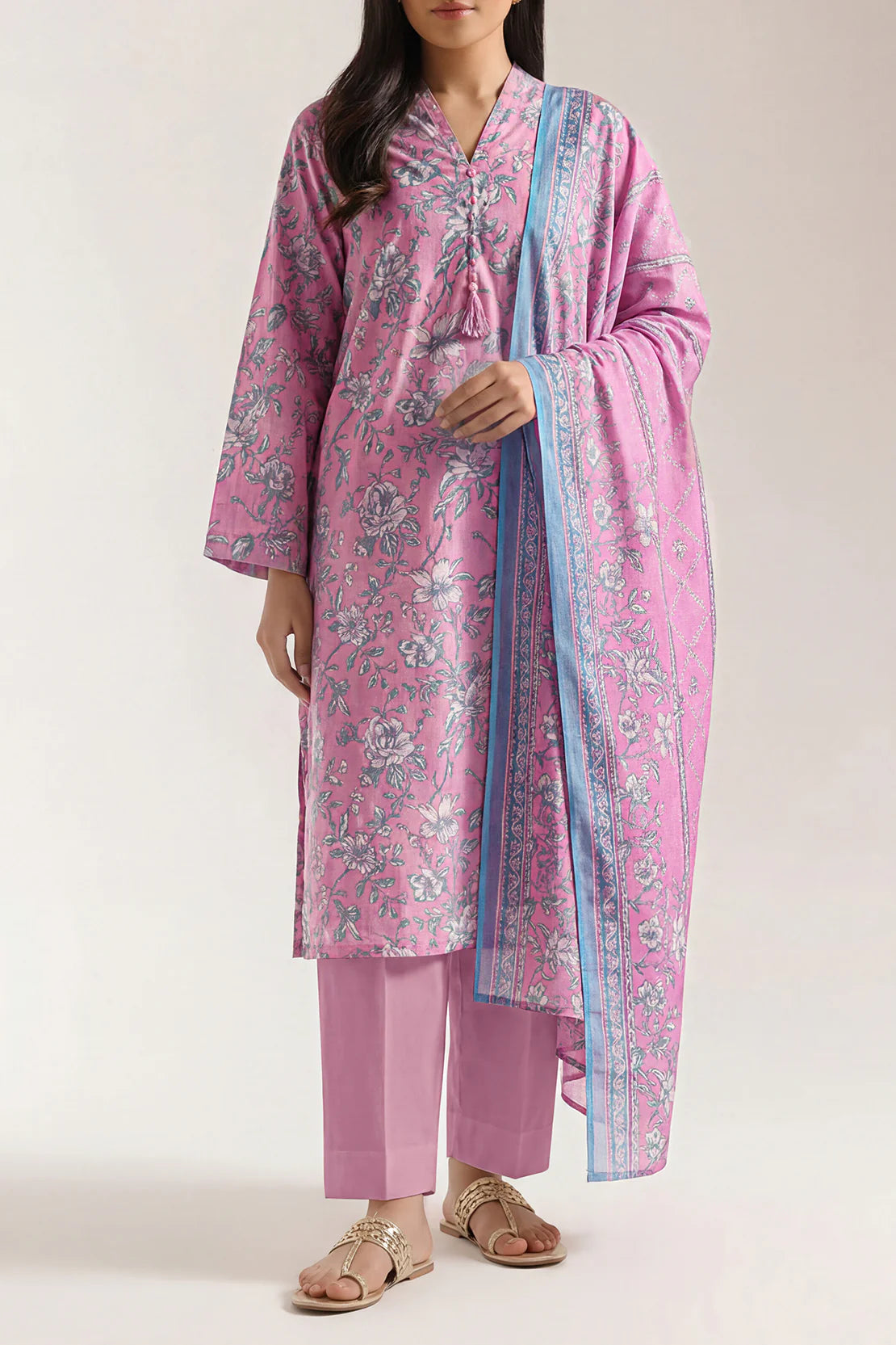 Unstiched premium printed lawn