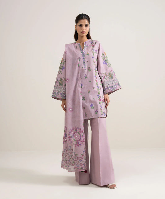 3 PIECE - PRINTED LAWN SUIT