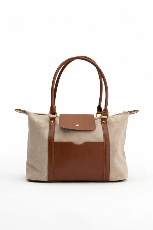 White Weekender Bag