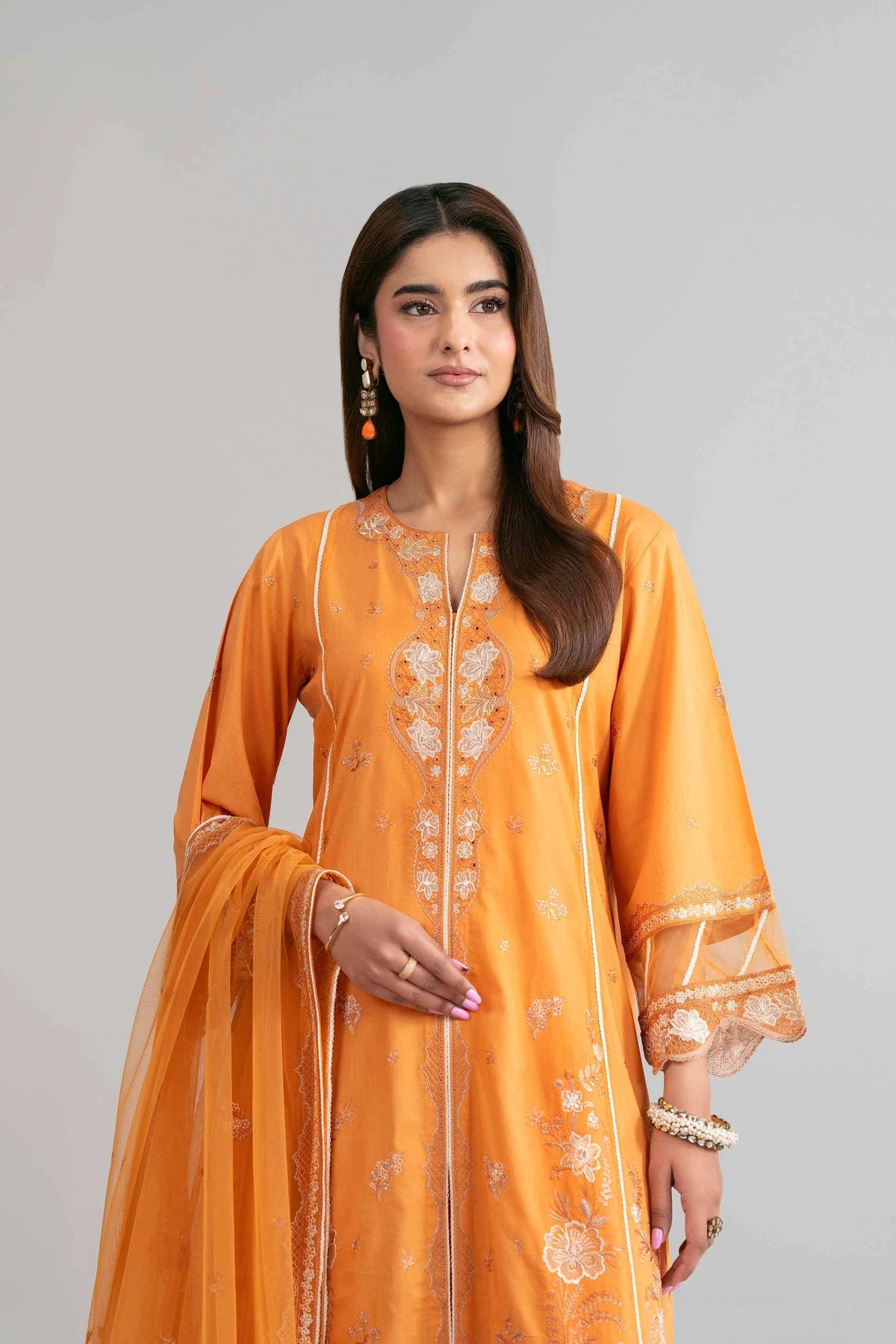 3 PIECE - EMBROIDERED SUIT