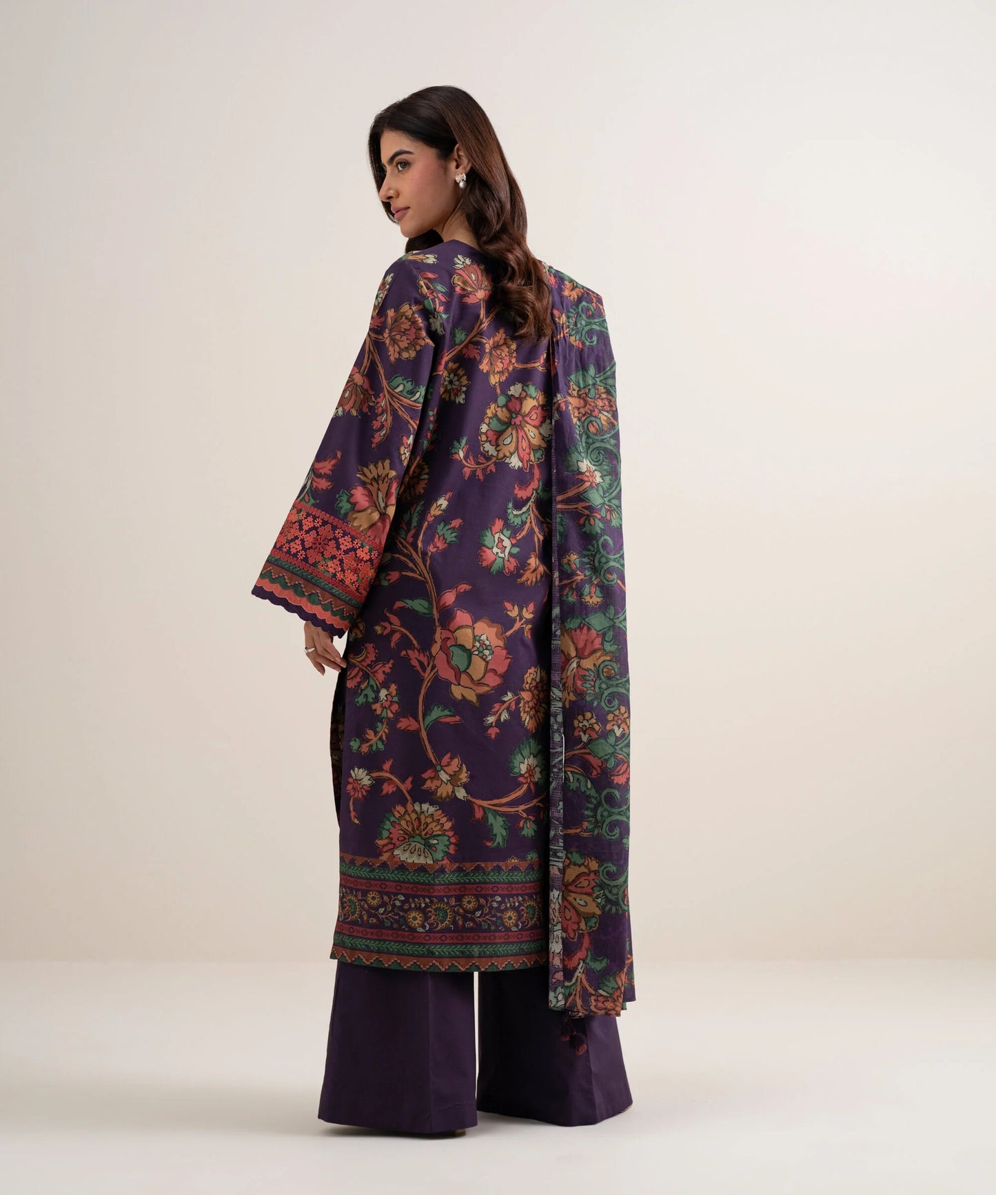 3 PIECE - EMBROIDERED LAWN SUIT