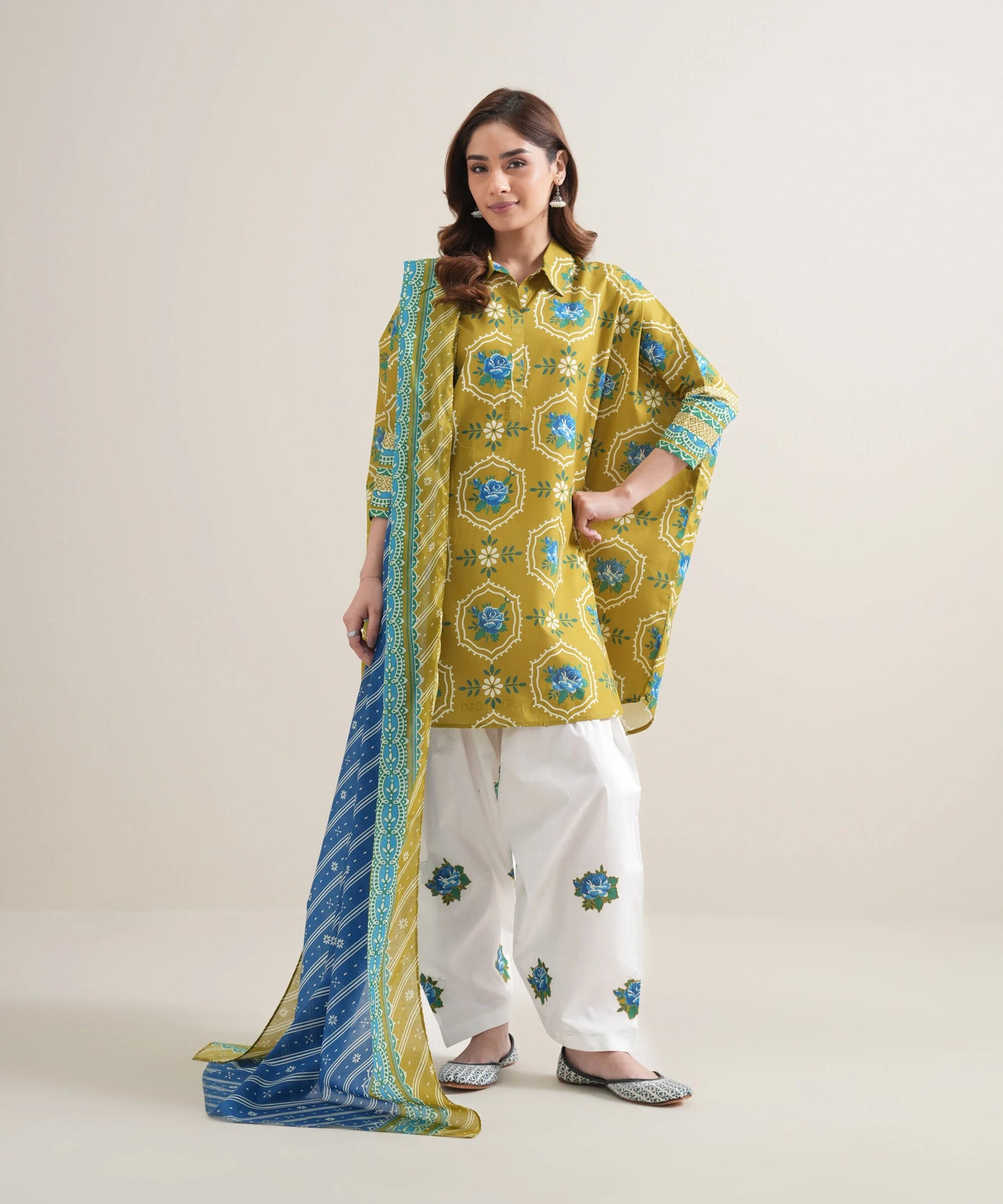 2 PIECE - PRINTED LAWN SUIT