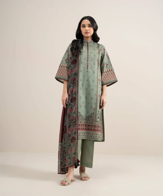 3 PIECE - PRINTED LAWN SUIT