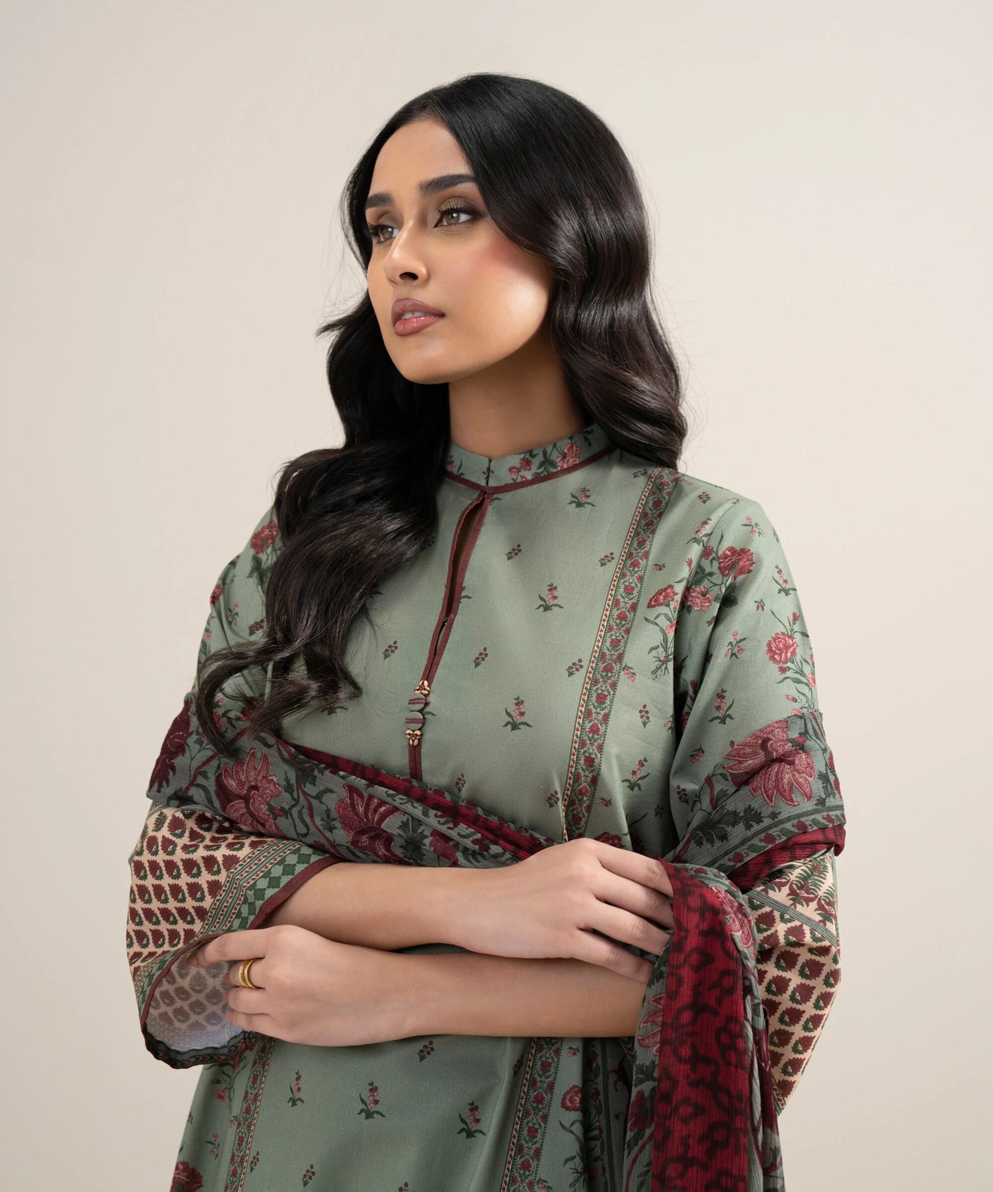 3 PIECE - PRINTED LAWN SUIT