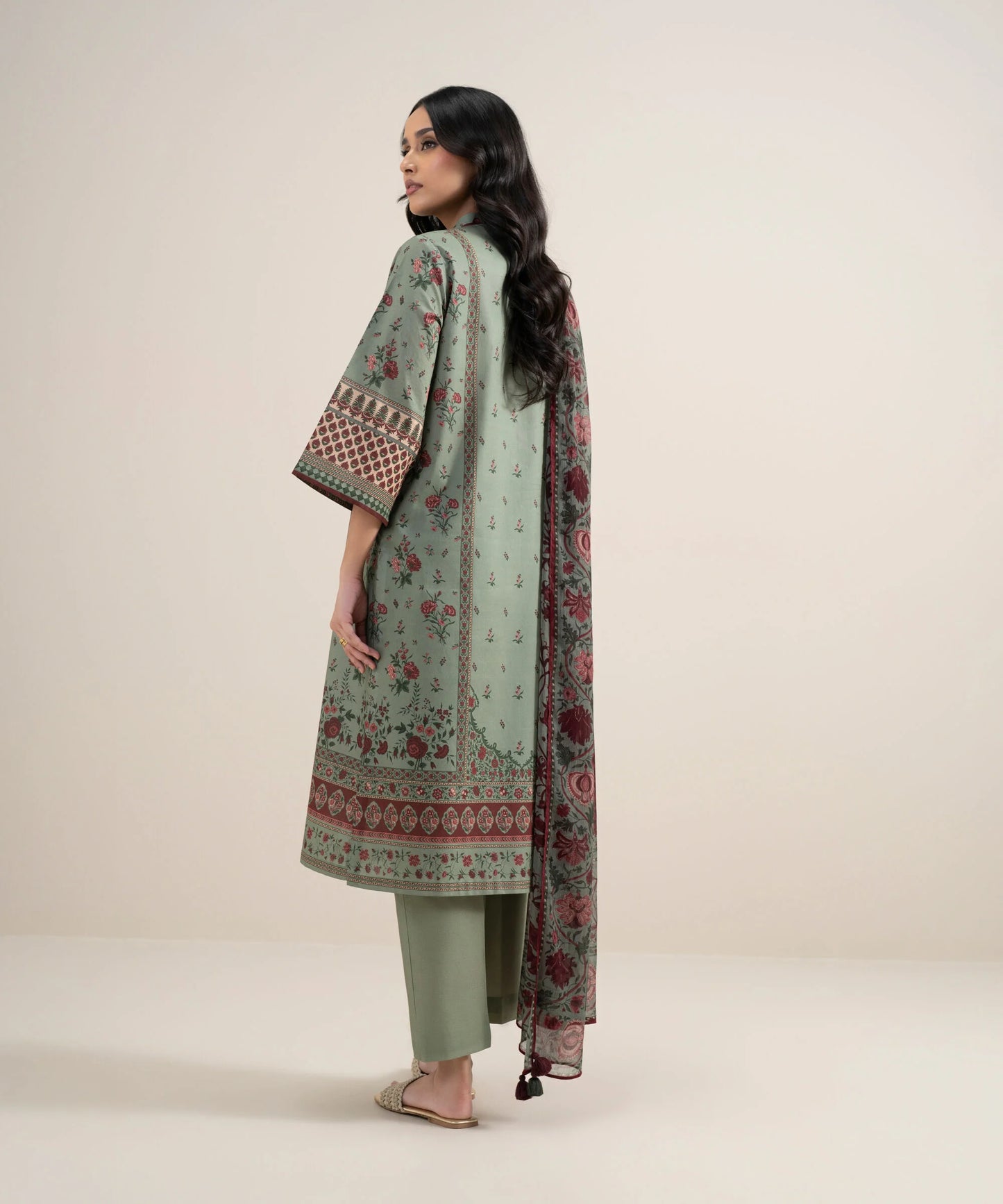 3 PIECE - PRINTED LAWN SUIT