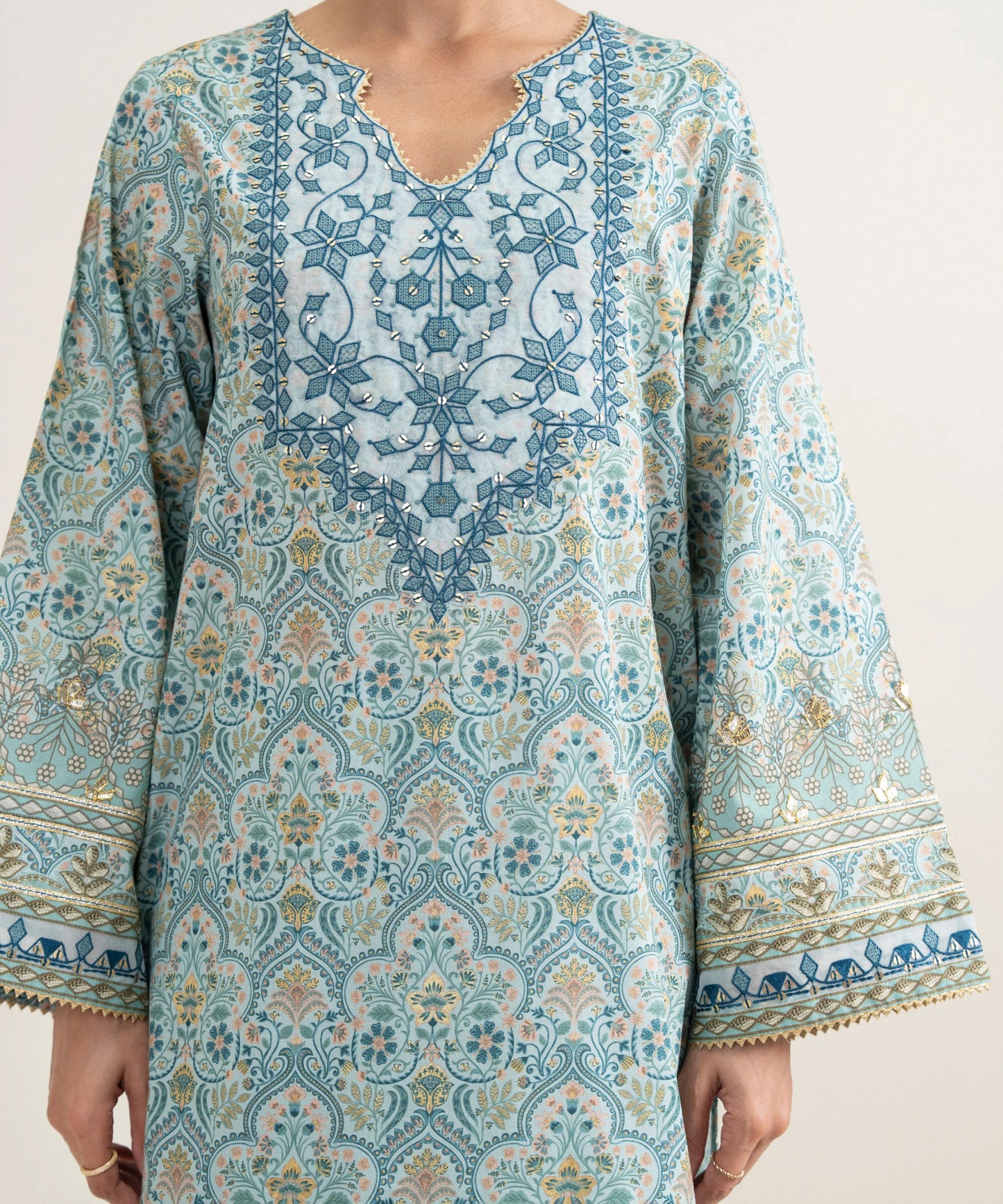 3 PIECE - EMBROIDERED LAWN SUIT