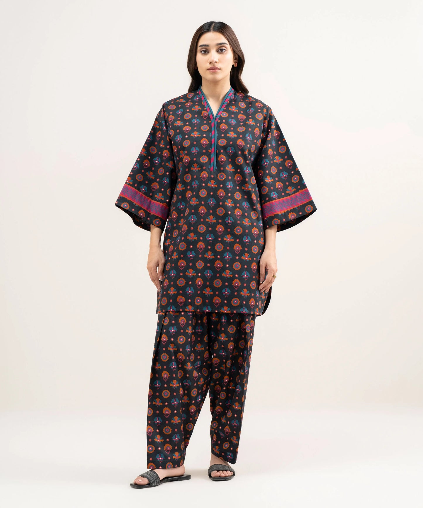 2 PIECE - PRINTED LAWN SUIT