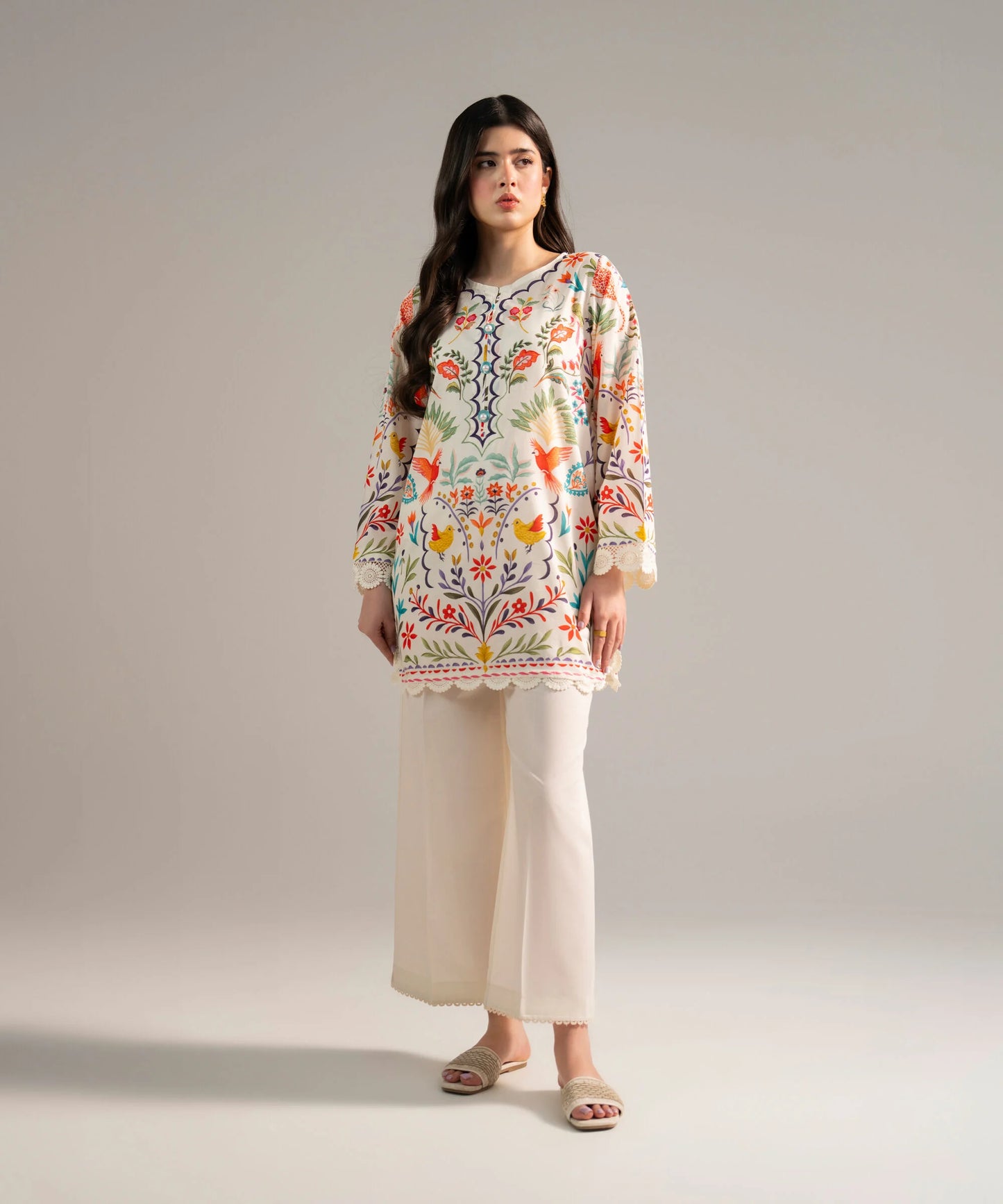 2 PIECE - PRINTED LAWN SUIT