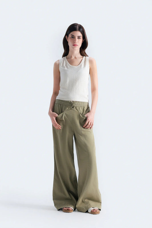 WIDE LEG TROUSERS