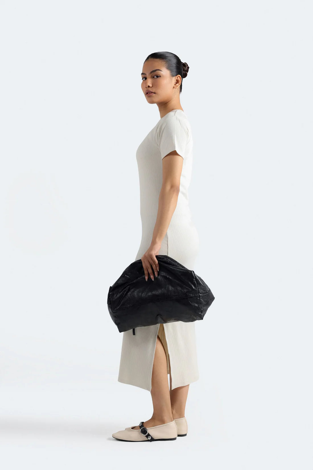 RIBBED T-SHIRT DRESS