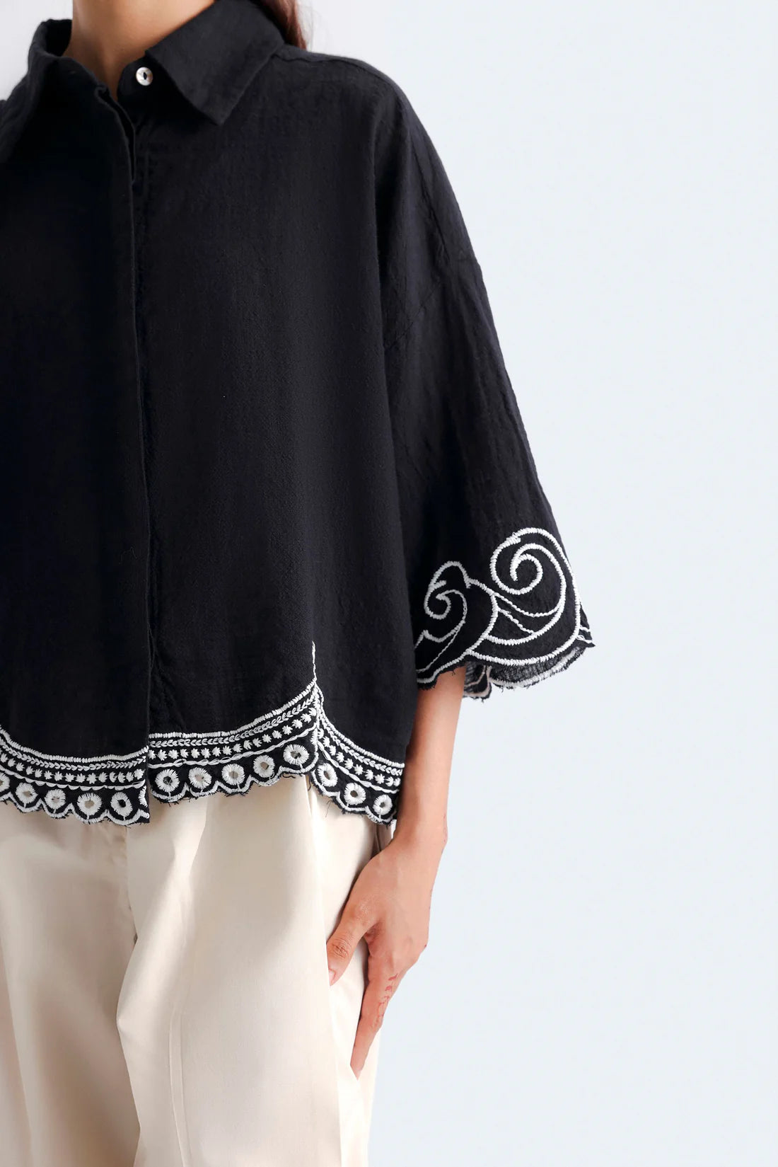 EMBROIDERED SHIRT