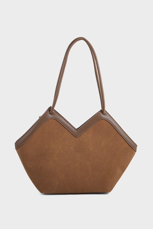 Tote Hand Bags-Camel
