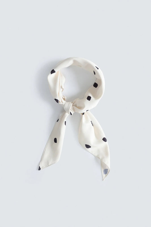 PRINTED SILK FOULARD